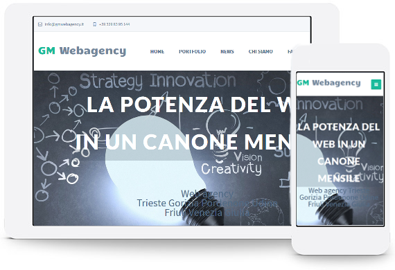 Design moderno. Siti web moderni e responsive Trieste